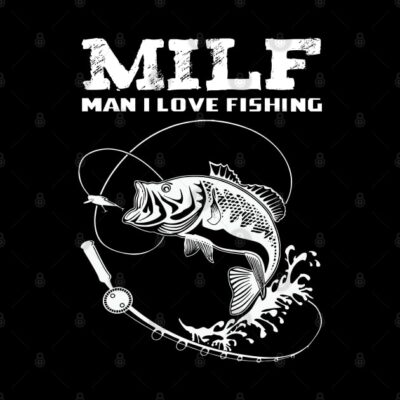 Milf Man I Love Fishing Tapestry Official Fishing Merch