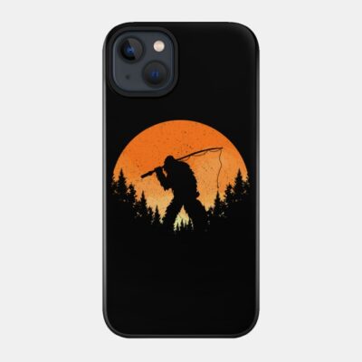 Sasquatch Fishing Sunset Phone Case Official Fishing Merch