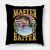 Master Baiter Bootleg Fishing Throw Pillow Official Fishing Merch