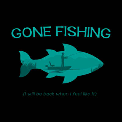 Gone Fishing Tapestry Official Fishing Merch