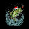 Bass Fishing Xmas Lighting Fisherman Fish Christma Tote Official Fishing Merch