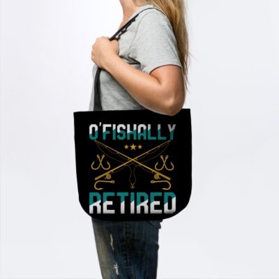 Funny Fishing Fisherman Retirement Gifts Fishing D Tote Official Fishing Merch