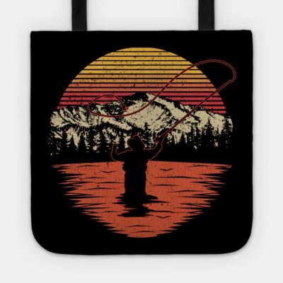 Vintage Fly Fishing Sun Set Tote Official Fishing Merch