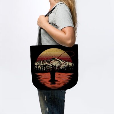 Vintage Fly Fishing Sun Set Tote Official Fishing Merch