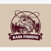 Bass Fishing Tapestry Official Fishing Merch