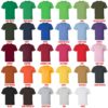 t shirt color chart - Fishing Gifts Shop