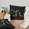 La Linea (Fishing) Throw Pillow Official Fishing Merch