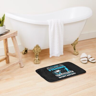 Fishing It'S Kind Bath Mat Official Fishing Merch