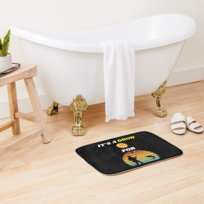 It'S A Good Time For Fishing Bath Mat Official Fishing Merch