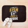 Finhing Forced To Work Bath Mat Official Fishing Merch