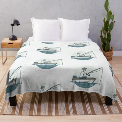 Fishing 9 Throw Blanket Official Fishing Merch