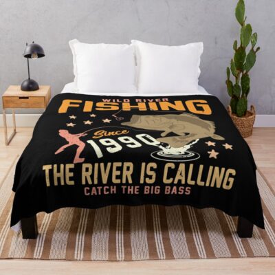 Throw Blanket Official Fishing Merch