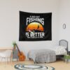 A Bad Day Fishing Is Better Than A Good Day At Work Tapestry Official Fishing Merch